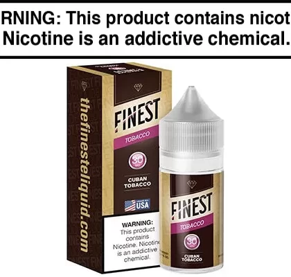 CUBAN TOBACCO BY FINEST SALT 30ML - Vapejuice