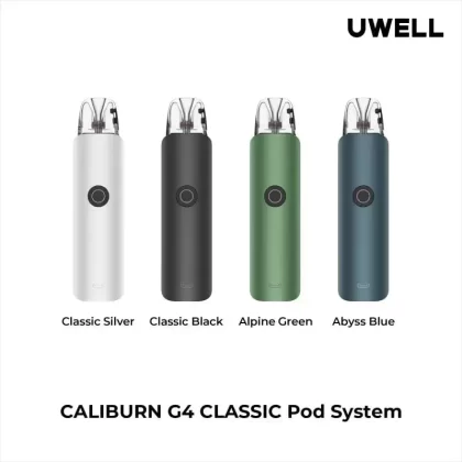 Uwell Caliburn G4 Classic 35W Pod Kit - Abyssal Blue, Alpine Green