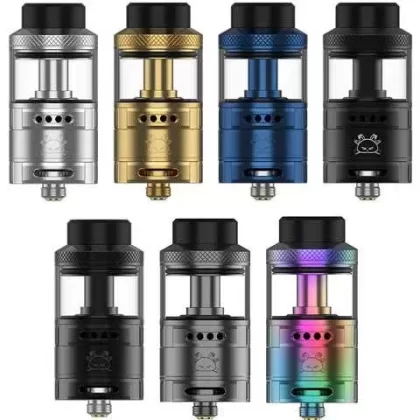 Hellvape Fat Rabbit Solo RTA - Colour#Matte Full Black>Matte Black>Gunmetal>Gold>Blue>Rainbow>Stainless Steel