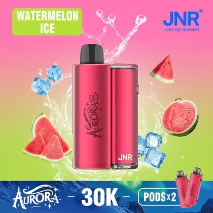 Watermelon Ice JNR Aurora 30k Puffs Pod Vape Kit
