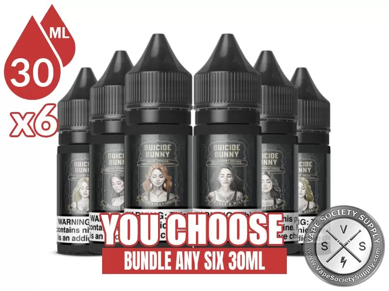 Suicide Bunny Salt Bundle 6x30ml (180ml)