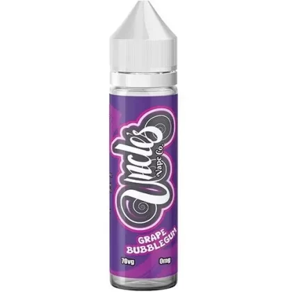 Grape Bubblegum Uncle’s Vape Co 50ml Shortfill E Liquid
