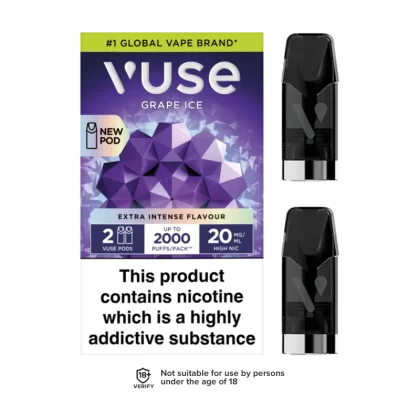 Grape Ice Vuse Pro Pods - Vapeshop Co