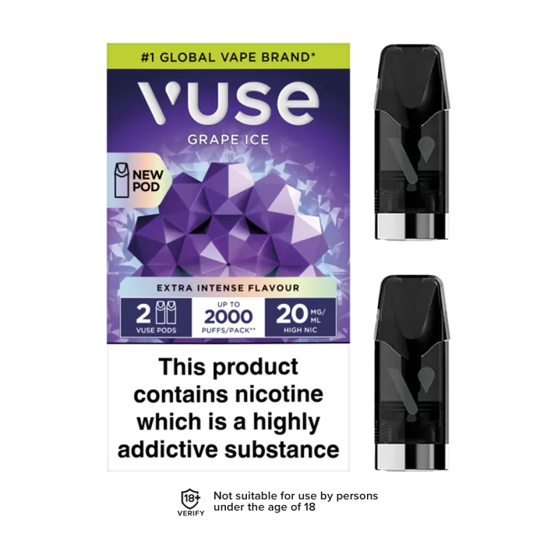Grape Ice Vuse Pro Pods - Vapeshop Co