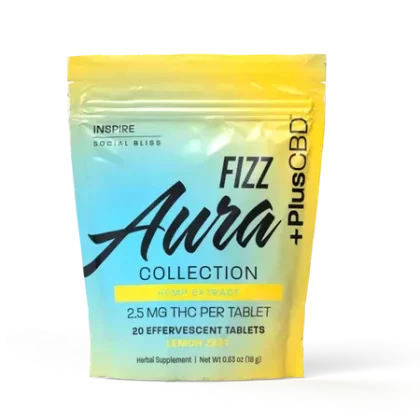 PlusCBD Fizz 2.5 mg THC Effervescent Tablets 20ct - Vape Store