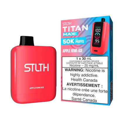STLTH TITAN MAX - Apple Kiwi Ice - 20 mg/mL (wholeseller) - Excise ON, 20 mg/mL - ON (1B5702)