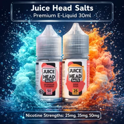 Juice Head Salts Premium E-Liquid 30ml - Cake Batter DESSERTS / 50mg - Vapeciga