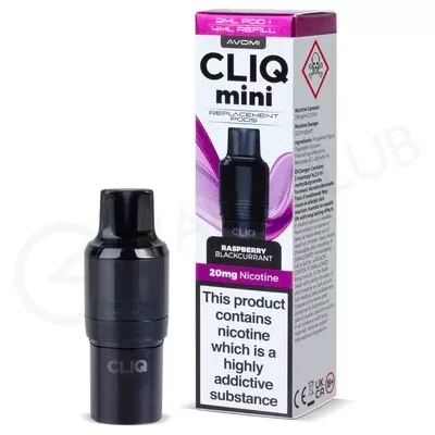 Raspberry Blackcurrant Avomi Cliq Mini Refill Pod