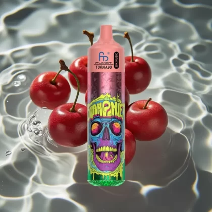 Fumot RandM Tornado 30000 Puffs Disposable Vape 30mL 5% Nicotine Triple Cherry LED 600mAh - Bangvapeaustralia