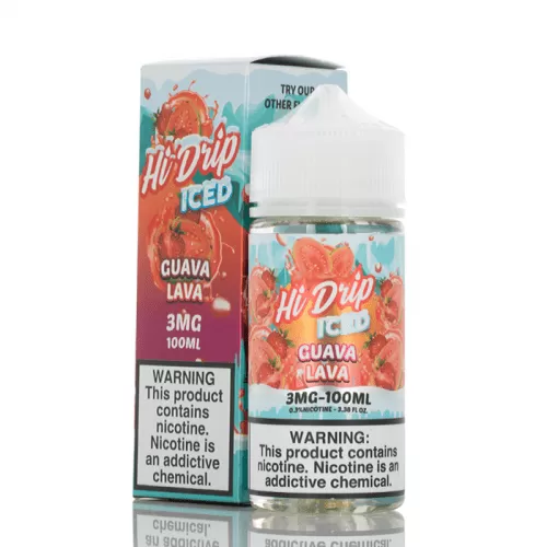 ICED GUAVA LAVA HI-DRIP E-LIQUIDS 100ML - Vape Product, Vape Product - Image 2