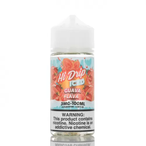 ICED GUAVA LAVA HI-DRIP E-LIQUIDS 100ML - Vape Product, Vape Product - Image 3