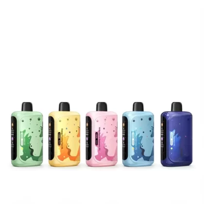 HorizonTech 100K Disposable Vape Quad Mesh Coils - Banana Slush, Black Mint (3CEF95)