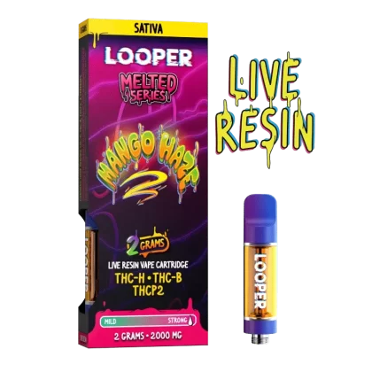 Melted Series 2g Cartridge: Mango Haze by Looper Vape