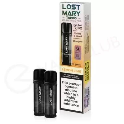 Lemon Lime Lost Mary Tappo Prefilled Pod