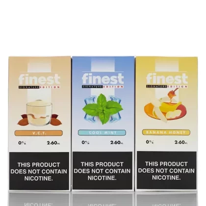 The Finest E-Liquid Signature Edition - No Nicotine Vape Juice - 120ml (DISCONTINUED) - Banana Honey