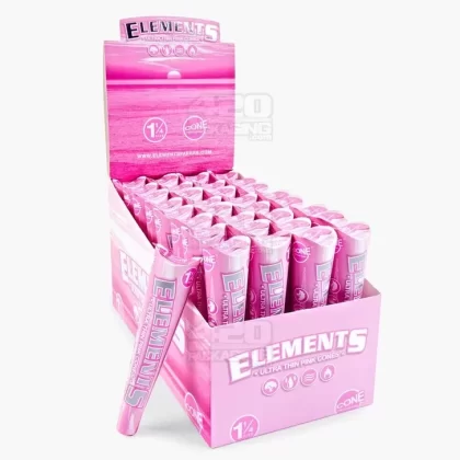 ELEMENTS | ‘Retail Display’ 1 1/4 Size Ultra Thin Pre-Rolled Cones