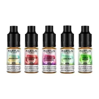 Maryliq Nicotine Salt E Liquid - Box Of 10 - Red Apple Ice / 10mg