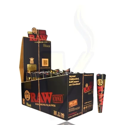 RAW Black 1 1/4 Cones Case