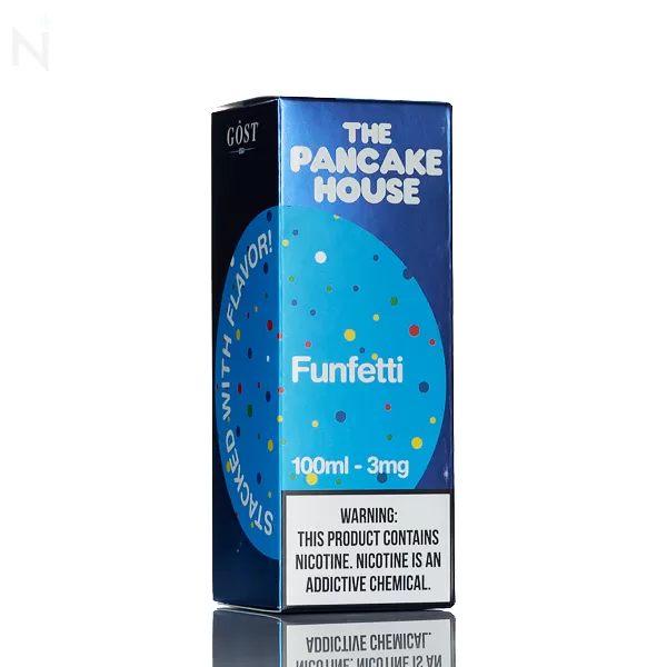 Pancake House E-Liquid - Funfetti - 100ml - 3mg - Image 3