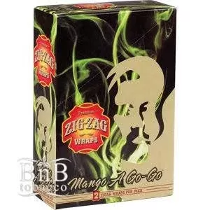 Zig Zag Mango Blunt Wraps - Product#Mango~Packaging#25 Packs of 2