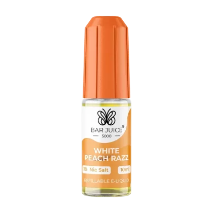 White Peach Razz Nic Salt by Bar Juice 5000 - Vape Product, Vape Product