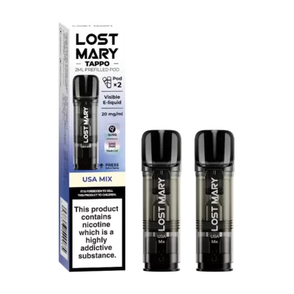 USA Mix Lost Mary Tappo Pods - 20mg - Vape Product (3024E4)