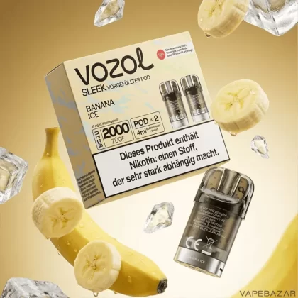 Vozol Sleek Pods – Banana Ice