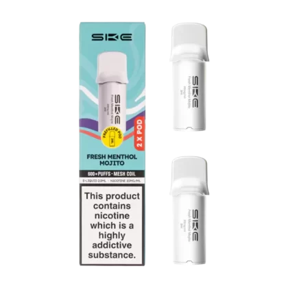 Fresh Menthol Mojito SKE 600 Pro Pods - 10mg - Vape Product
