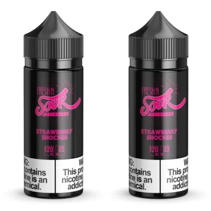 Fresh N Sour Strawberry Shocker 2 Bottle Bundle - Vape Product, Vape Product