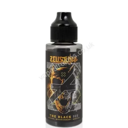 The Black Ice 100ml E-Liquid Shortfill by Zeus Juice - Vapestreams Co