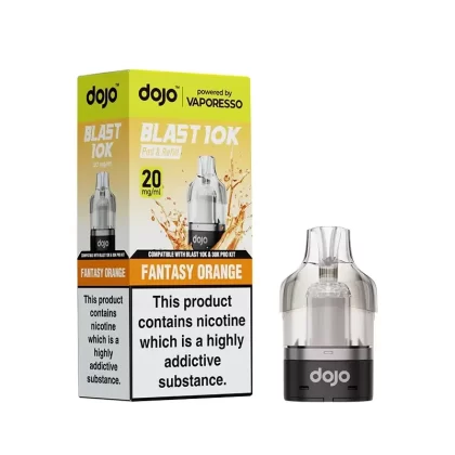 Vaporesso DOJO Blast Pod & Refill For 10K or 30K Device – Fantasy Orange - 20mg