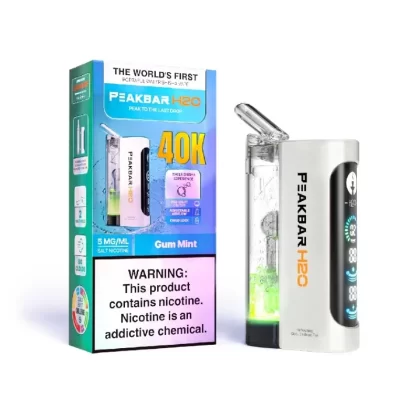 PeakBar H2O 40K Disposable Vape 0.5%
