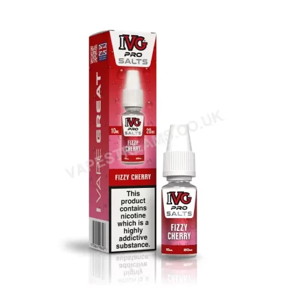 IVG Pro Fizzy Cherry Nic Salt E-Liquid - Vapestreams Co