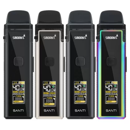 Smoant Santi 40W Pod Mod Kit 1100mAh - Full Black