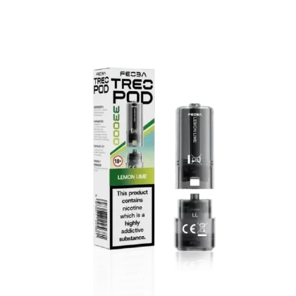 Feoba Treo 33000 Prefilled Pod Lemon Lime - Nicotine Strength#20mg (D798B6)