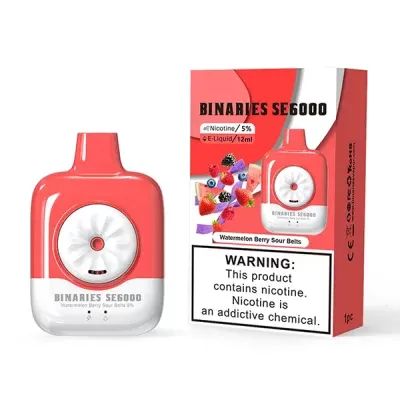 Horizontech Binaries SE6000 Watermelon Berry Sour Belts Vape