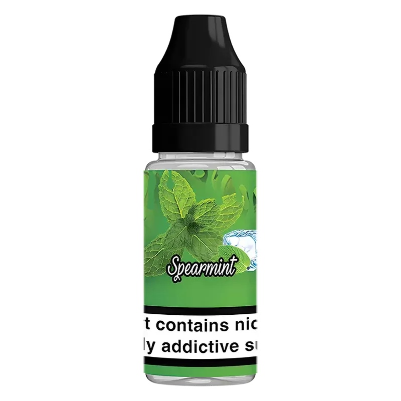 QuitterZ Spearmint 10ml e liquid High PG 70Pg 30Vg