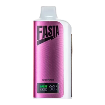 Juicy Peach FASTA PLUGIN 18000 - Nicotine#50mg~Size#Single>5 Pack