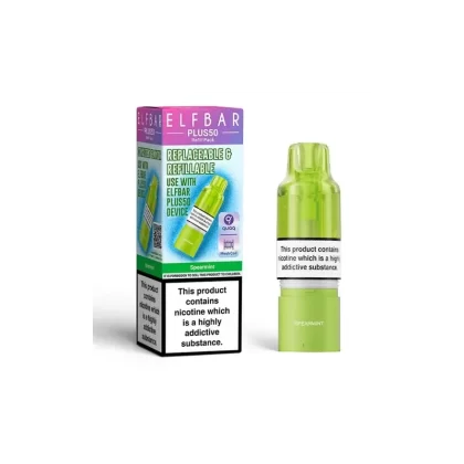 ELF BAR Plus 50 Refill Pack Spearmint - Strength#20mg (68D0A9)