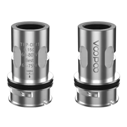 Voopoo TPP Replacement Coils - TPP-DM1(0.15Ω) 60-80W, TPP-DM2(0.2Ω) 40-60W