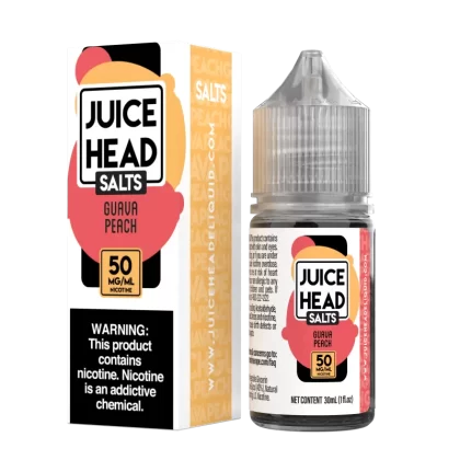 Juice Head Salts - Guava Peach - 30ML E-Liquid - 50MG