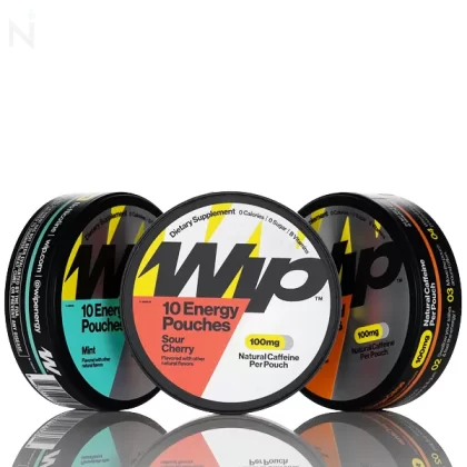 WIP Caffeine Pouches - 100mg & 200mg Strength Options - Mint / 200mg