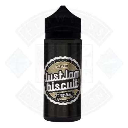 Just Jam Biscuit Custard 0mg 100ml Shortfill E liquid - Ecigdepot
