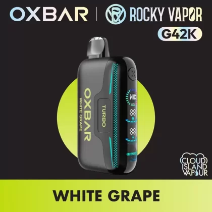 Rocky Vapor Oxbar G42K Disposable Vape – White Grape