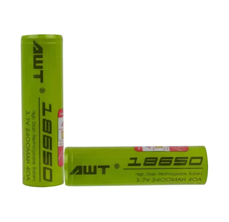 AWT 18650 2400 mAh Battery – Twin Pack