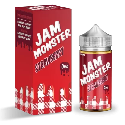 Jam Monster Strawberry 100ml Vape Juice - Vape Product, Vape Product
