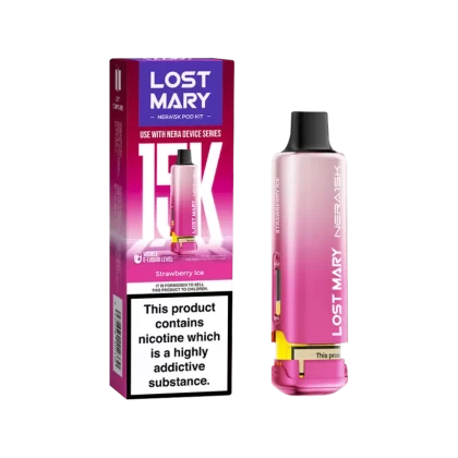 Strawberry Ice Lost Mary NERA15K Refill Pack - 20mg - Vape Product