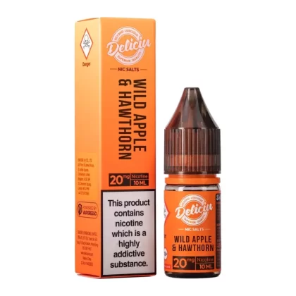 Wild Apple & Hawthorn Nic Salt E-Liquid by Deliciu - Product Strength#10mg>20mg