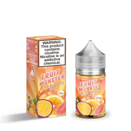 Fruit Monster Salt Passionfruit Orange Guava eJuice - Vape Product; Vape Product, Vape Product (4C8D24) (4C8D24)