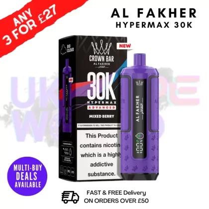 Mixed Berry Al Fakher 30K HyperMax Pod Kit